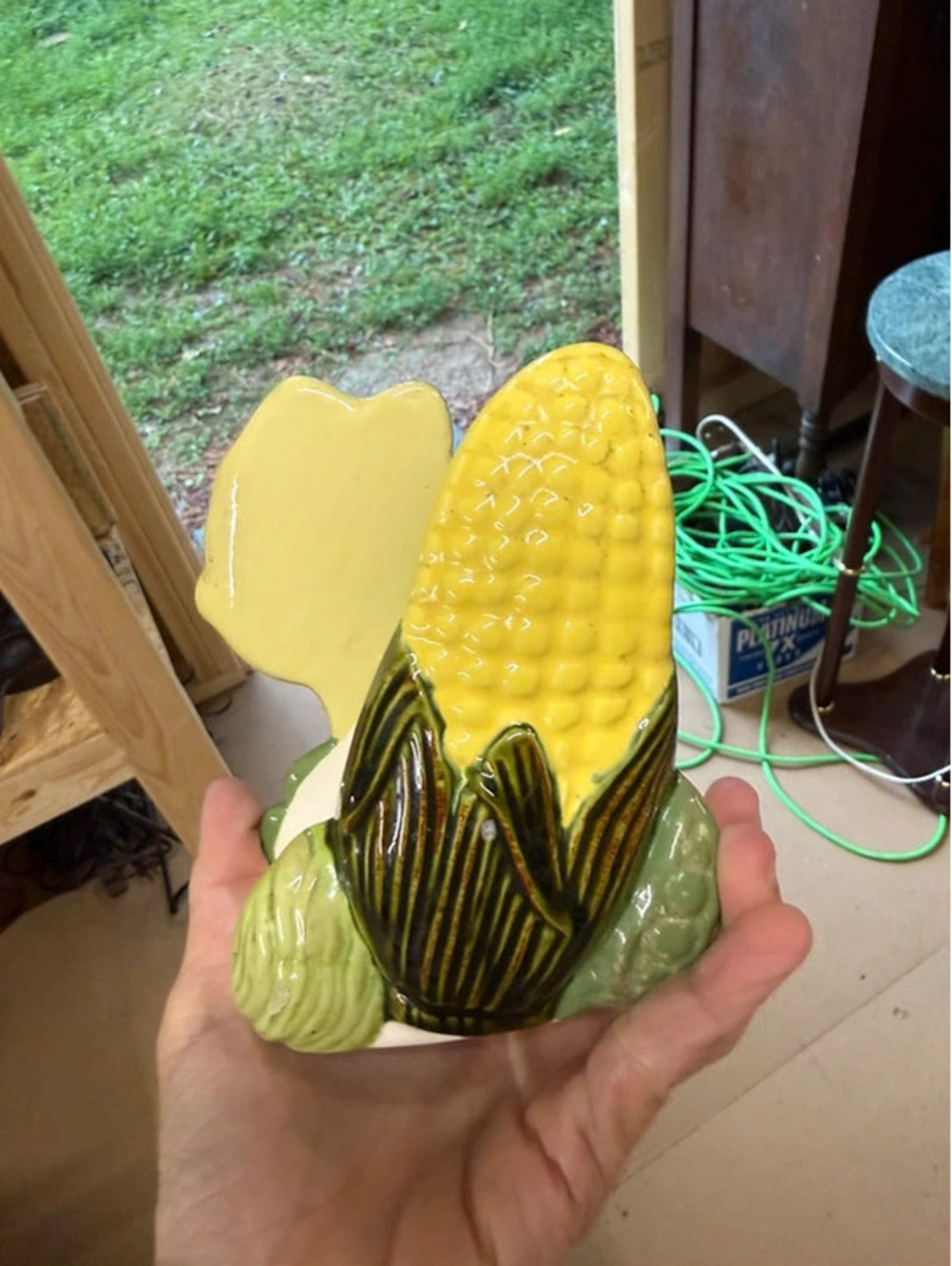 Vintage Ceramic Vegetable Napkin Holder